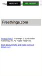 Mobile Screenshot of freethings.com