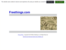 Tablet Screenshot of freethings.com